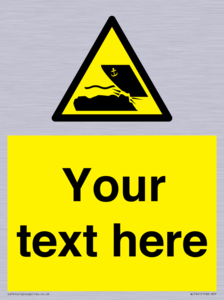 Custom Warning submerged objects in watercraft areas